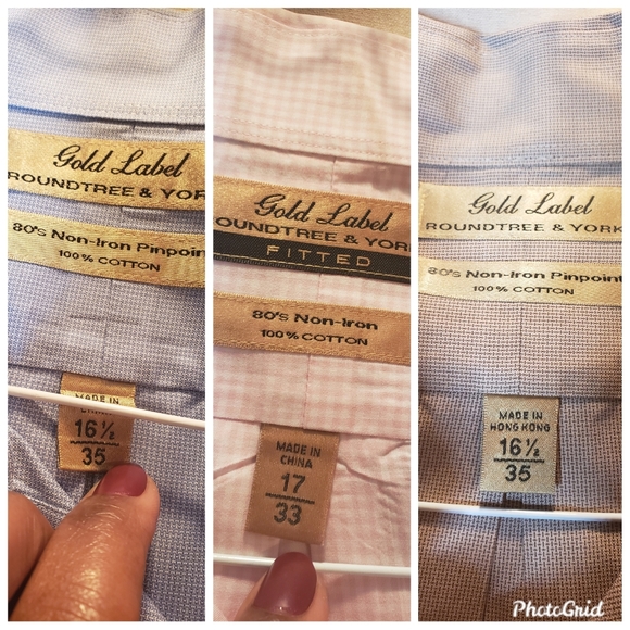 Roundtree & Yorke Gold Label Shirts - Picture 7 of 7
